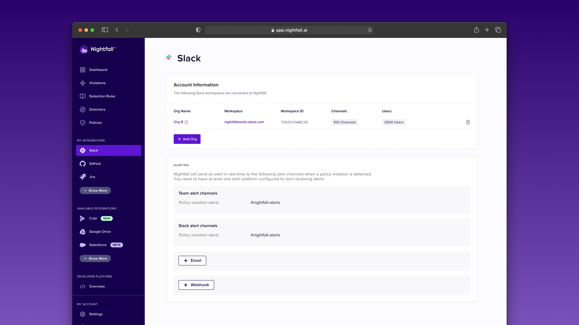 Slack onboarding, step 5 of 5
