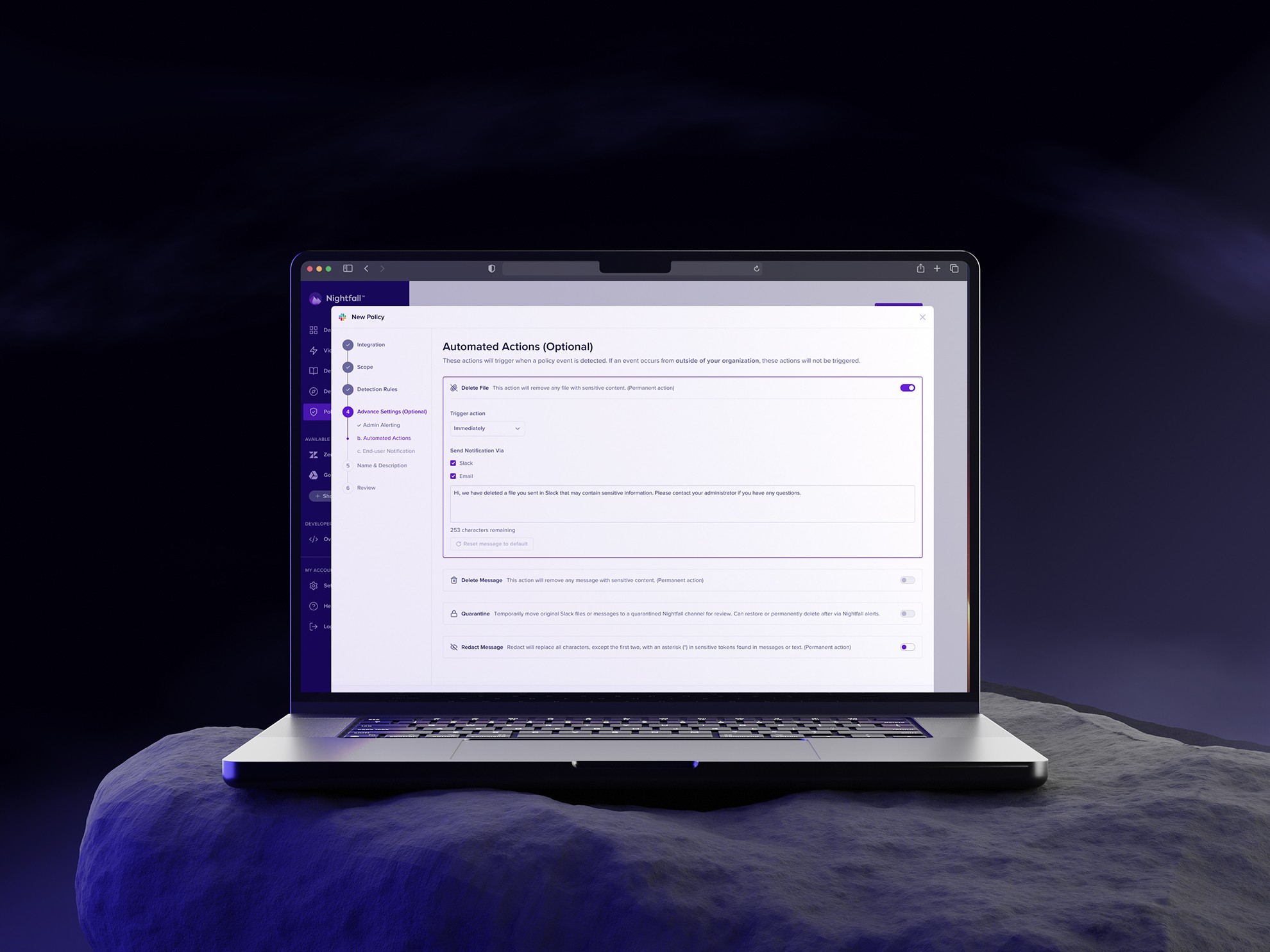 A Nightfall dashboard built with Twilight